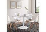 EEI-5734-WHI-WHI Lippa 60" Oval Terrazzo Dining Table By Modway