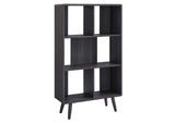 EEI-5743-CHA Transmit 5 Shelf Wood Grain Bookcase By Modway