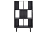 EEI-5743-CHA Transmit 5 Shelf Wood Grain Bookcase By Modway