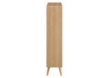 EEI-5743-OAK Transmit 5 Shelf Wood Grain Bookcase By Modway