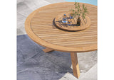 EEI-5745-NAT Wellspring 63" Outdoor Patio Teak Wood Dining Table By Modway