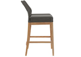 EEI-5746-GRY-GPH Wellspring Outdoor Patio Teak Wood Bar Stool By Modway