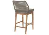 EEI-5746-LGR-GRG Wellspring Outdoor Patio Teak Wood Bar Stool By Modway