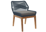EEI-5747-BLU-GPH Wellspring Outdoor Patio Teak Wood Dining Chair By Modway