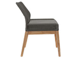 EEI-5747-GRY-GPH Wellspring Outdoor Patio Teak Wood Dining Chair By Modway