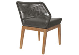 EEI-5747-GRY-GPH Wellspring Outdoor Patio Teak Wood Dining Chair By Modway
