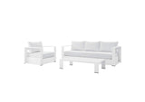 EEI-5748-WHI-WHI Tahoe 3-Piece Outdoor Patio Powder-Coated Aluminum Set By Modway