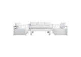 EEI-5749-WHI-WHI Tahoe 4-Piece Outdoor Patio Powder-Coated Aluminum Set By Modway