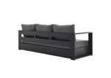 EEI-5750-GRY-CHA Tahoe 2-Piece Outdoor Patio Powder-Coated Aluminum Set By Modway