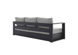 EEI-5750-GRY-GRY Tahoe 2-Piece Outdoor Patio Powder-Coated Aluminum Set By Modway