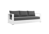 EEI-5750-WHI-CHA Tahoe 2-Piece Outdoor Patio Powder-Coated Aluminum Set By Modway