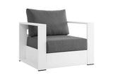 EEI-5751-WHI-CHA Tahoe 2-Piece Outdoor Patio Powder-Coated Aluminum Armchair Set By Modway