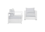 EEI-5751-WHI-WHI Tahoe 2-Piece Outdoor Patio Powder-Coated Aluminum Armchair Set By Modway