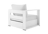 EEI-5751-WHI-WHI Tahoe 2-Piece Outdoor Patio Powder-Coated Aluminum Armchair Set By Modway
