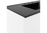 EEI-5783-WHI-BLK Vitality 36" Bathroom Vanity By Modway