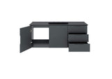 EEI-5784-GRY-BLK Vitality 48" Single Sink Bathroom Vanity By Modway
