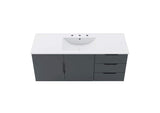 EEI-5784-GRY-WHI Vitality 48" Single Sink Bathroom Vanity By Modway