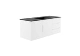 EEI-5784-WHI-BLK Vitality 48" Single Sink Bathroom Vanity By Modway