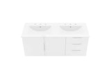 EEI-5785-WHI-WHI Vitality 48" Double Sink Bathroom Vanity By Modway