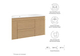 EEI-5801-OAK-WHI Render 48" Wall-Mount Bathroom Vanity By Modway