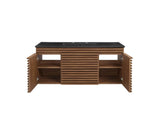 EEI-5801-WAL-BLK Render 48" Wall-Mount Bathroom Vanity By Modway