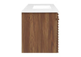 EEI-5801-WAL-WHI Render 48" Wall-Mount Bathroom Vanity By Modway