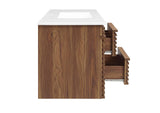 EEI-5801-WAL-WHI Render 48" Wall-Mount Bathroom Vanity By Modway