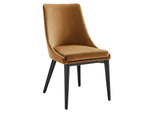 EEI-5816-COG Viscount Accent Performance Velvet Dining Chairs Set Of 2 By Modway