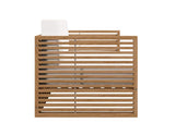 EEI-5837-NAT-WHI Carlsbad 3-Piece Teak Wood Outdoor Patio Set By Modway