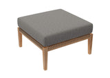 EEI-5854-GRY-GPH Clearwater Outdoor Patio Teak Wood Ottoman By Modway