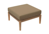 EEI-5854-GRY-LBR Clearwater Outdoor Patio Teak Wood Ottoman By Modway