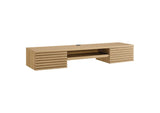 EEI-5865-OAK Render Wall Mount Wood Office Desk By Modway