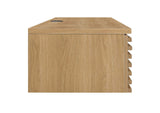 EEI-5865-OAK Render Wall Mount Wood Office Desk By Modway