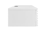 EEI-5865-WHI Render Wall Mount Wood Office Desk By Modway