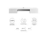 EEI-5865-WHI Render Wall Mount Wood Office Desk By Modway