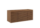 EEI-5866-WAL Render 48" Single Sink Compatible - Not Included - Bathroom Vanity Cabinet By Modway