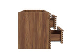 EEI-5866-WAL Render 48" Single Sink Compatible - Not Included - Bathroom Vanity Cabinet By Modway