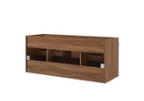 EEI-5866-WAL Render 48" Single Sink Compatible - Not Included - Bathroom Vanity Cabinet By Modway