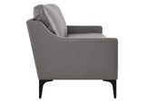 EEI-6018-GRY Corland Leather Sofa By Modway