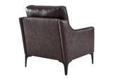 EEI-6022-BRN Corland Leather Armchair By Modway