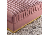 EEI-6036-DUS Sanguine Channel Tufted Performance Velvet Modular Sectional Sofa Ottoman By Modway