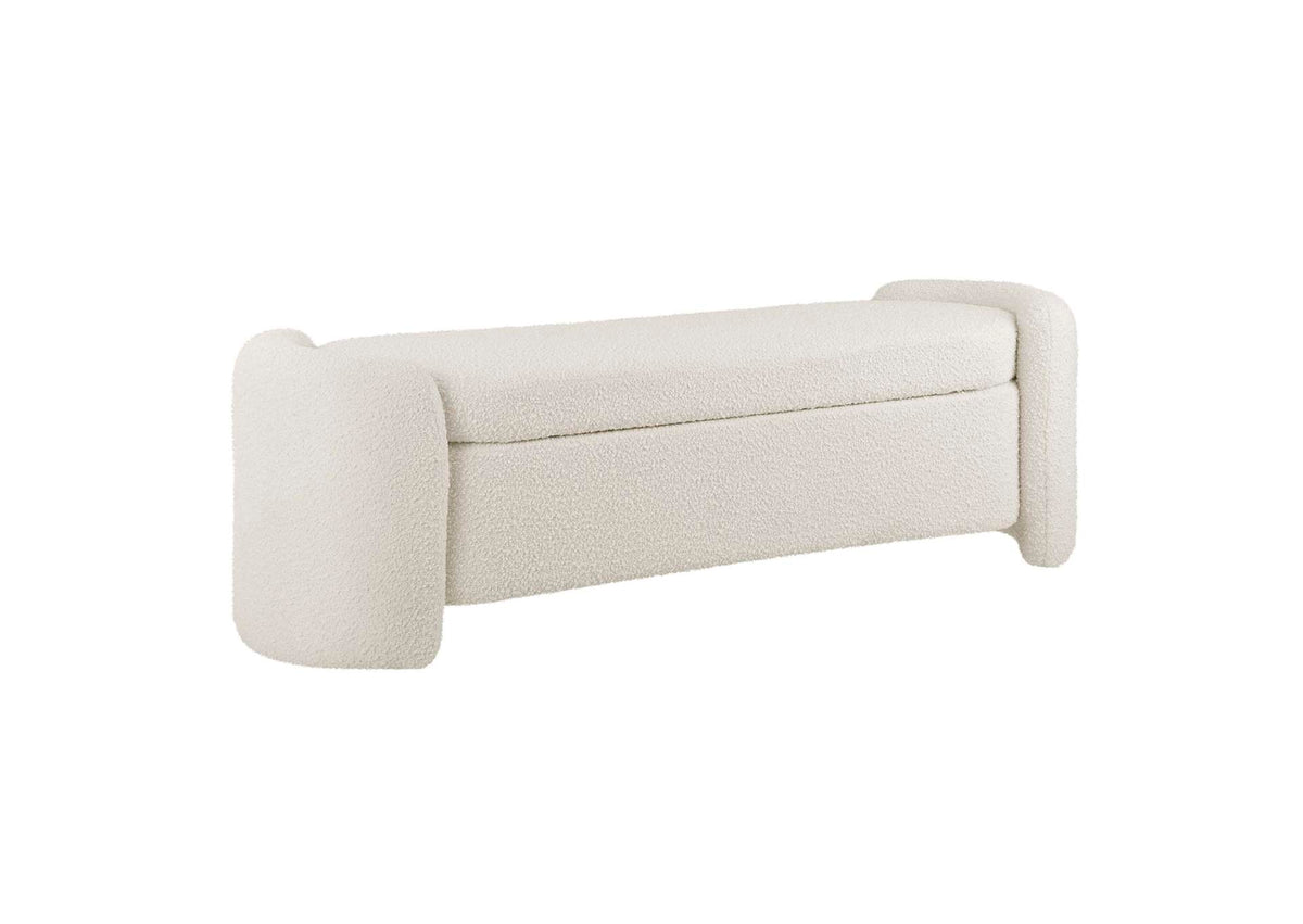EEI-6056-IVO Nebula Boucle Upholstered Bench By Modway