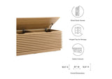 EEI-6057-OAK Render Storage Bench By Modway