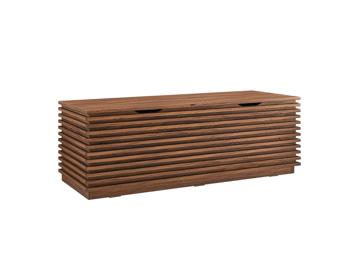 EEI-6057-WAL Render Storage Bench By Modway
