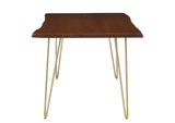 EEI-6059-GLD-WAL Ardor 60" Live Edge Acacia Wood Acacia Wood Dining Table By Modway