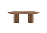 EEI-6065-WAL-SET Senja 95" Oval Dining Table By Modway