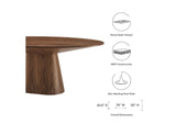 EEI-6066-WAL-SET Provision 75" Oval Dining Table By Modway