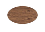 EEI-6066-WAL-SET Provision 75" Oval Dining Table By Modway