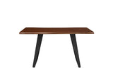 EEI-6067-BLK-WAL Viggo 60" Live Edge Acacia Wood Acacia Wood Dining Table By Modway