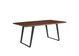 EEI-6069-BLK-WAL Viggo 74" Live Edge Acacia Wood Dining Table By Modway